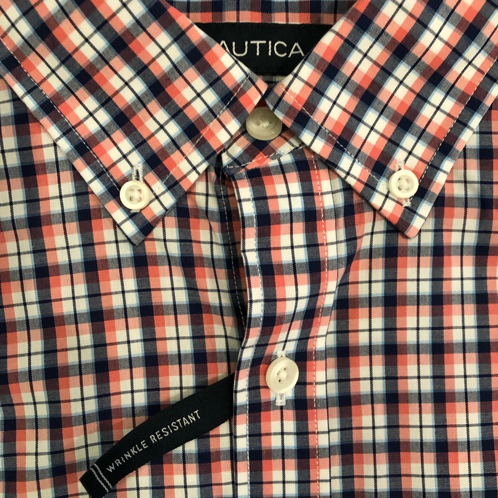 Nautica medium mens long sleeve shirt. - Picture 2 of 5